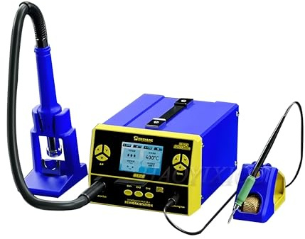 Soldador 2 EN 1 MECHANIC 861DS Estación de Soldadura y Aire Caliente, Estación de Reparación DIY Digital para Teléfono, BGA, SMD, Herramienta de Soldadura