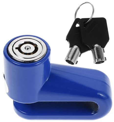 TOBBOMEY Candado de Disco para Moto con Alarma Antirrobo Bloqueo Seguro y Resistente para Bicicletas y Scooters Incluye Cable Recordatorio y Bolsa de Transporte Accesorios Motos Fácil