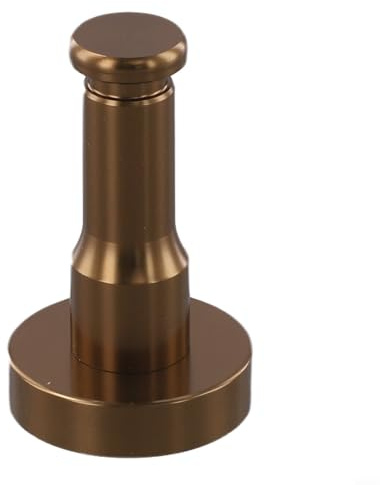 Glomc Ganchos de aluminio resistente para colgar ropa y accesorios, perfectos para baño, cocina y dormitorio (bronceado)