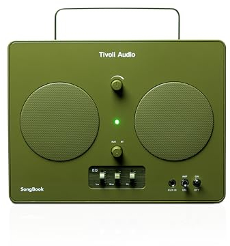 Tivoli Audio Songbook, Premium Bluetooth Sound System with 1/4 Auxiliary Input and Built-in Preamp (Green)