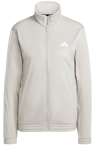 adidas Women's TRICOT 3-STRIPES TRACKTOP, wonder alumina/white, M