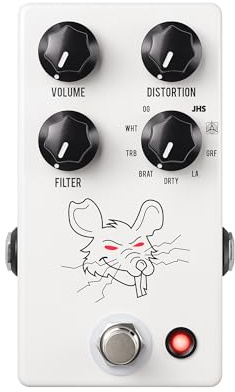 JHS PackRat Distorion Pedal, White