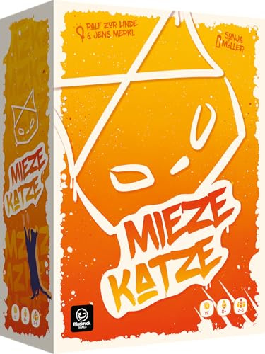 Blackrock Games Mieze Katze - Orignal och roligt kooperativt brädspel | 2 till 6 spelare | Från 8 år | Roligt och originellt humörspel | koordination, minne och beatbox