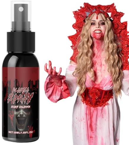 Teksome Theaterblut - Tropfendes Blut,50ml Farbe Theaterschminke Für Kostüme Kleidung Vampir Cosplay Kinder Erwachsene Zombie Augen Verkleidung
