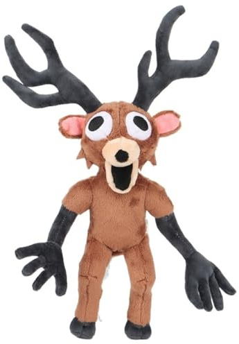 KUKUShining 99 Nights In The Forest Peluche, Animale in Peluche Incantevole Personaggio Cattivo Cervo dei Videogiochi for Collezionisti e Fan (Standing)