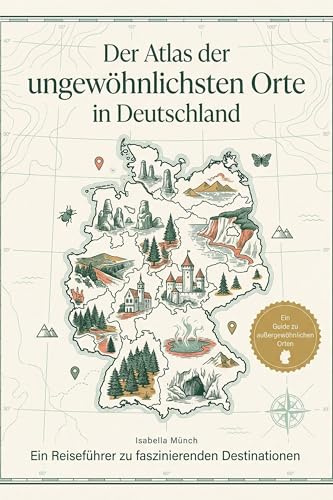 Der Atlas der ungewöhnlichsten Orte in Deutschland: Ein Reiseführer zu faszinierenden Destinationen. Der ultimative Guide für Entdecker und Heimat-Abenteurer. Das perfekte Geschenk für Neugierige