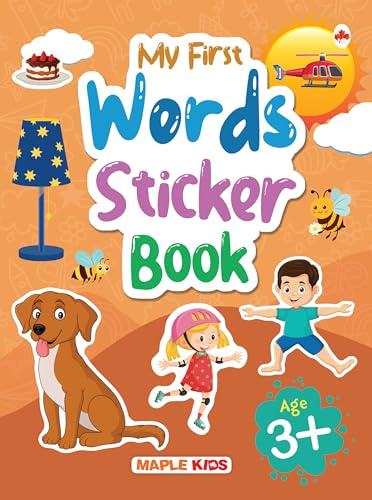 My First Sticker Book - Words - Activity Book for Kids - Stickers for Children - Age 3+ Years