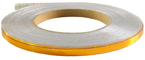 Boburyl Inicio Sellado Anti-Humedad de Suelo decoración del baño al Agua de PVC Etiqueta de la Pared Auto-Adhesivo de la Cinta Azulejos Decortaion Dorado 1