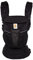 Ergobaby Omni Breeze Babytrage für Neugeborene ab Geburt bis 20kg, 4 Positionen SoftFlex Mesh Ergonomische Babybauchtrage Rückentrage Baby-Tragetasche, Onyx Black