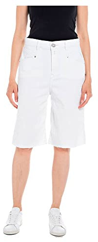 REPLAY WA499 Jeans, 100 Natural White, 27 para Mujer