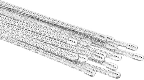 PATIKIL Pz15 Stecche in Acciaio a Spirale 9.1 Pollici per Cucire Argento | Corsetti Biancheria Intima Costumi da Sposa Realizzazione di Abiti, Acciaio