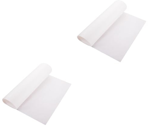 Alipis 2piezas Esterilla De Hornear Reutilizable Papel Antiadherente Para Horno Resistente Altas Para Cocinar y Asar Casa Color Blanco