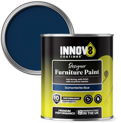 INNOV8 COATINGS DESIGNER FURNITURE PAINT - 750 ml - Satin Finish - Dumortierite Blue