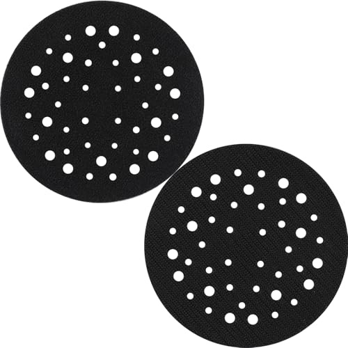 Shineboc 2 Pz. Proteggi-platorello, Ø 125 mm, Accessori levigatrici rotoorbitali- 44 fori