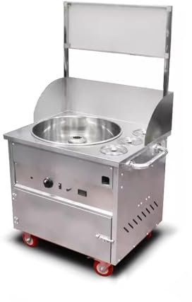 ruyi-1986 Maquina Algodón Azúcar Máquina for Hacer malvaviscos a Gas for Puestos comerciales Máquina for Hacer malvaviscos Completamente automática con patrón de trefilado Máquina Algodón Caramelo