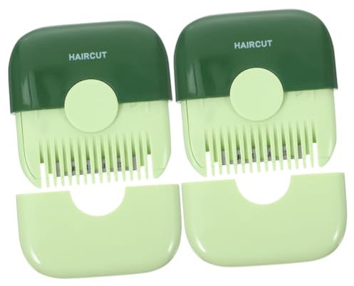 minkissy 2 Pièces Tondeuse à Cheveux Deux En Un Pour Tondeuse à Cheveux Multifonctionnelle Deux En Un Pour Les Filles Pour Couper La Frange Et Les Pointes (vert Avocat) Femmes Peigne Abdos