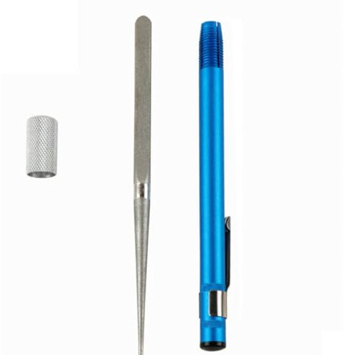 jojofuny Retractable Sharpening Pen Portable Grinding Tool Mini Outdoor Grinding Tool for Home Garden and Camping