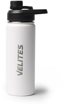 Velites Bouteille Thermique en Acier Inoxydable, Double Paroi 500 ml, Blanc