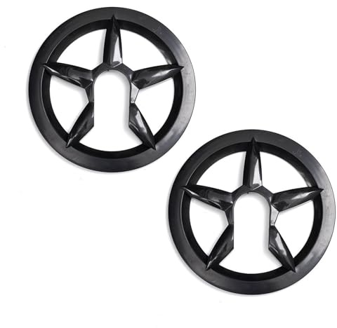 kwoifioy 2pcs 5 Loch Fahrräder Kettenschutz Impakten Resistente Fahrräder Kettenradabdeckungen Fahrradkettenradschutz Dauer