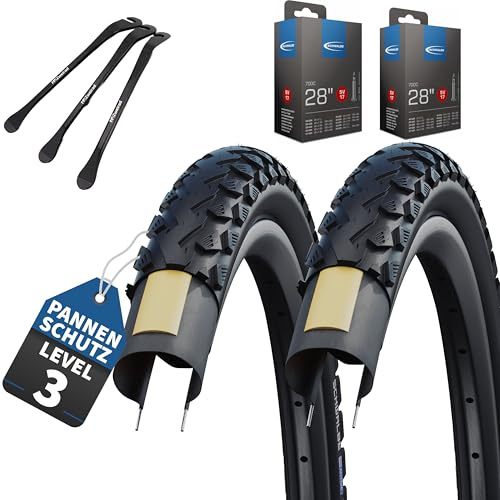 Schwalbe 2X Land Cruiser Fahrradreifen 28 Zoll - MTB & E-Bike Reifen Set