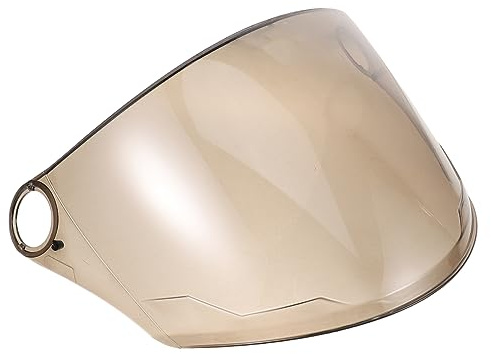 ABOOFAN Motorcycle Helmet Visor Replacement Brown Tint Wind and Sand Resistant for Helmets Lightweight Flexible Protective Lens