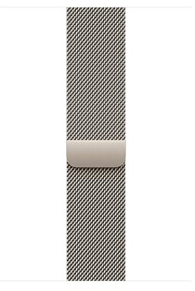 Apple Watch Band - Pulsera Milanese Loop - 46 mm - Titanio Natural - Talla S/M