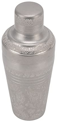 Qcwwy Coctelera de Acero Inoxidable con Diseño Ergonómico, Acero 304 Aislado y Duradero, Camareros y Mezcladores Caseros (Grabado de Estilo japonés Esmerilado)