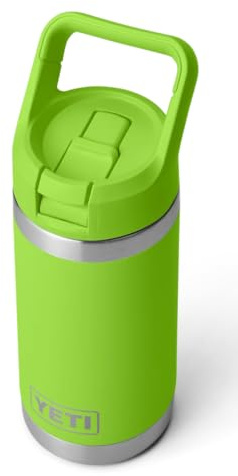 YETI Rambler Jr Kids Bottle, Vacuum Insulated Stainless Steel Bottle with Straw Cap, Venom, 12 oz (355 ml)