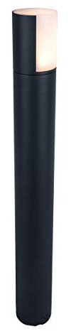 LUTEC LED Wegeleuchte CYRA,moderne Pollerleuchte in Matt Schwarz/Weiß,Stehleuchte 65 cm hoch,Kopf um 350° drehbar,Sockelleuchte,Außen-Standleuchte…
