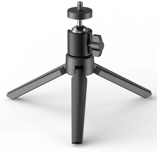Mini treppiede per proiettore, YOTON per mini proiettore portatile, supporto per proiettore con testa a sfera girevole a 360° in metallo per fotocamera, mini proiettore, webcam