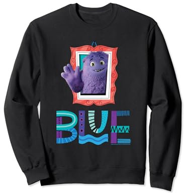 IF Movie Blue Retro Vintage I.F. In Frame Pastel Color Logo Sweatshirt