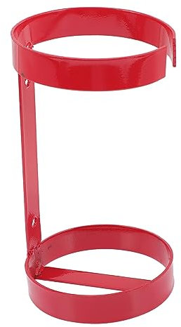 HOMSFOU Supporto Per Estintore in Metallo Da 2 Kg Porta Estintore Resistente Antiruggine Gancio, Facile Da Installare Per Auto, Casa e Veicoli, Organizer Salvaspazio Verticale