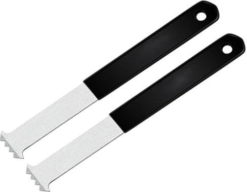 perfk 2 Pezzi Paving Brick Puller Garden Lawn Puller Brick Puller Double Hook Lifter Prato Striso di Pietra per pavimentazione per Giardino