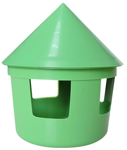 Pigeon Feeder House,Window Design Chicken Water Small Safe Plastic Bird Dispenser,Multi Functional Pet Food Dispenser for Pigeon Chicken Parrot Duck