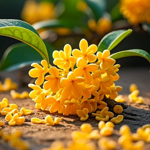 semillas de osmanthus fragrans verdes, decoración de jardín al aire libre, osmanto real, crecimiento ción, primavera 180pcs