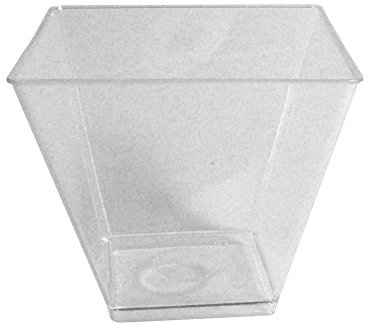 PZ 100 COPPETTA DA MONOPORZIONE GRANDE CC 150 COPPETTA PER MONOPORZIONE DESSERT DOLCI MOUSSE SEMIFREDDI TRASPARENTE ALTE 6,7 CM