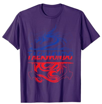 Taekwondo Dragon Cool Korean Martial Arts Men Women Gift T-Shirt
