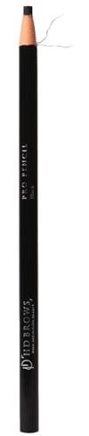 HD BROWS Pro Pencil - Ultra-Fine Hair Stroke Pencil, Creates Realistic Strokes, Ultra-Fine Tip, Available in 4 Shades, Black - Ideal for Dark Hair or Extra Definition