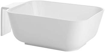 Eckige Färbeschale zum Haarefärben, weiß