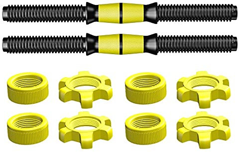 Hantelbirne 36 cm 42 cm 50 cm Stahlrohr Hantel Bar Muskelfestigkeit Training Gym Fitnessausrüstung Barbell Zubehör Hantelscheiben(A pair of 50cm dumbbell bars)