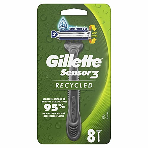Gillette Sensor3 Recycled Rasoir Jetable 3 Lames x8