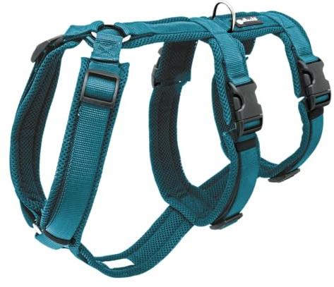 Petlando Sicherheitsgeschirr Mesh, ausbruchsicher, Petrol, S