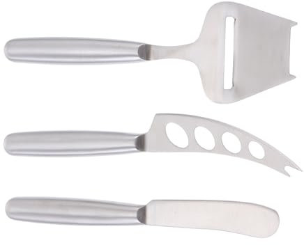 ABOOFAN Käseschaber 3St 3-teiliges Buttermesser-Set Käsemesser Set käse messer Käsestreuer Käse würze messer Käseschneider heimische Butterschneider Rostfreier Stahl Schneidemaschine