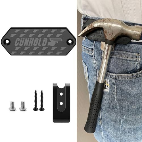 Tool Holster Belt Clip, Heavy-Duty Magnetic Tool Holder, Heavy Duty Tool Organizer Magnetic Strip for Screws, Nails, Hammer, Pliers, Spanner, Sockets, Trowel and Any Magnetic Hardware (1PCS)