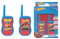 Lexibook, Hot Wheels, Walkie-Talkies 200m, Communication Game for Children, 2 Communication Channels, Belt Clip, Battery Operated, Red/Blue, TW12HW