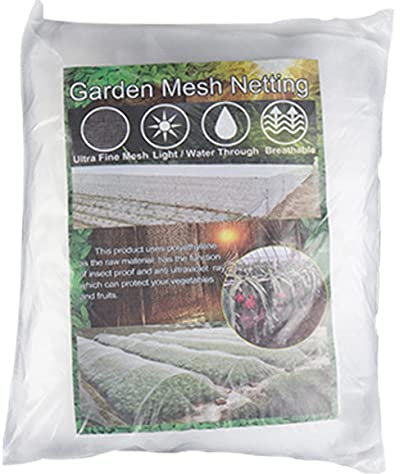 KONTONTY Malla Jardín Insectos Antidesgaste para Pájaros Cubre Hileras Ligera y Flexible