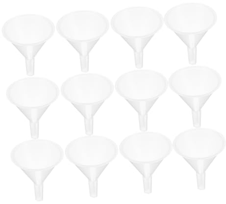 Embudo de Laboratorio Transparente 20 Piezas Abs para Uso