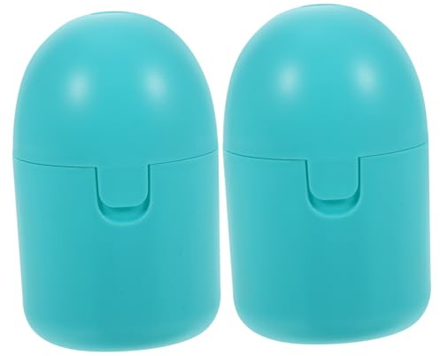 SAFIGLE 2 Stück PP Dampfreinigungsbox für Menstruationstassen Mikrowellen Sterilisator mit Aufbewahrungsfunktion