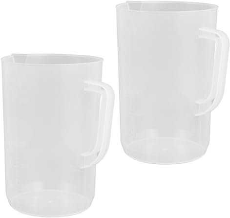 Misurino Grande in Plastica per Olio 3000ml 2 Pezzi
