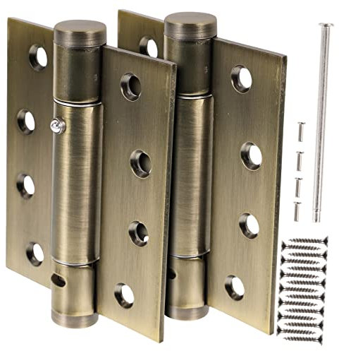 DOITOOL Charnières De Porte à Fermeture Automatique Lot De 2 En Aluminium Robuste Pour Portes Moustiquaires Résistantes Aux Intempéries Usage Résidentiel Et Commercial 4x3x3 Cm